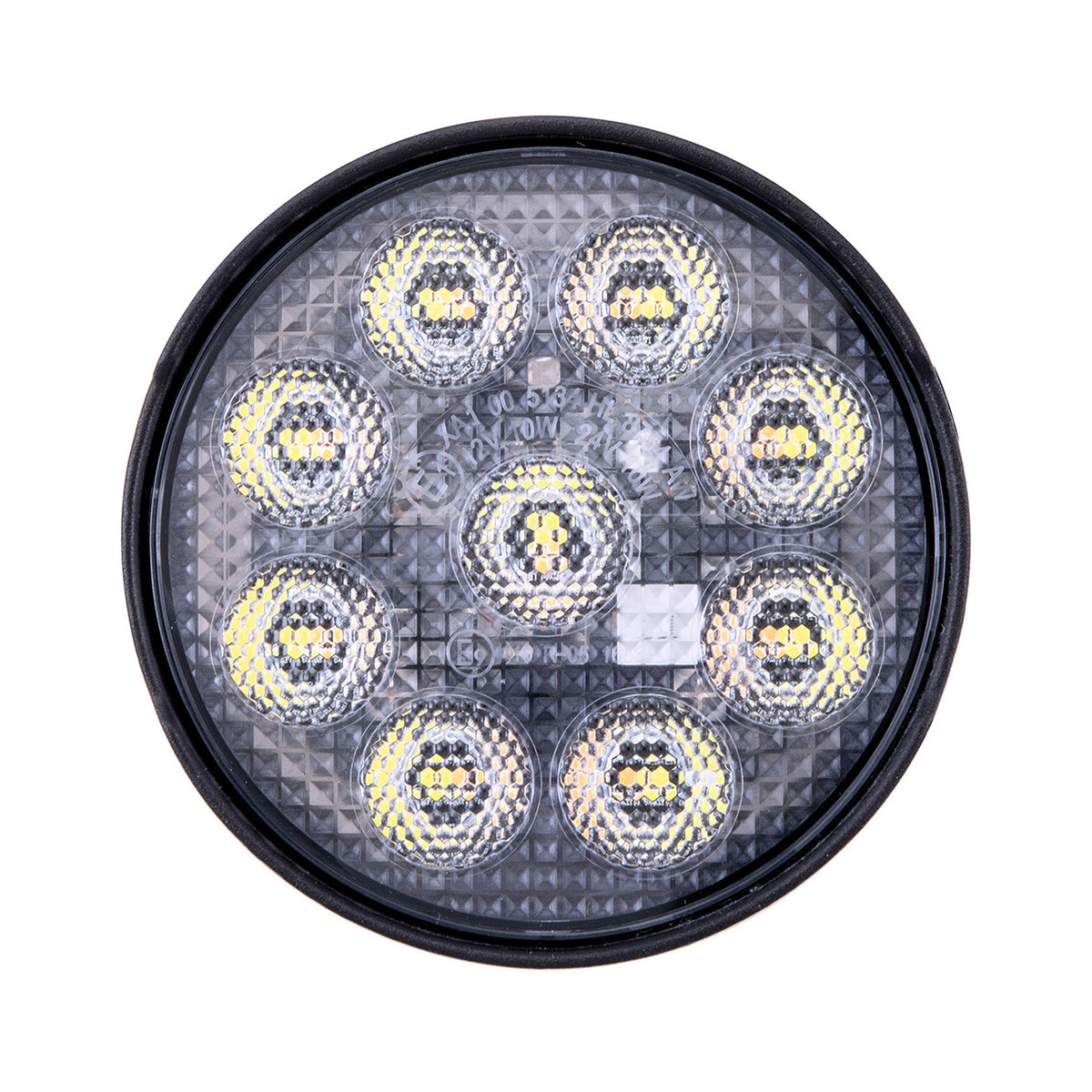 TrailFx - 4" Round LED Light w/Flashing Func- Single (4RNDWLAMF1)