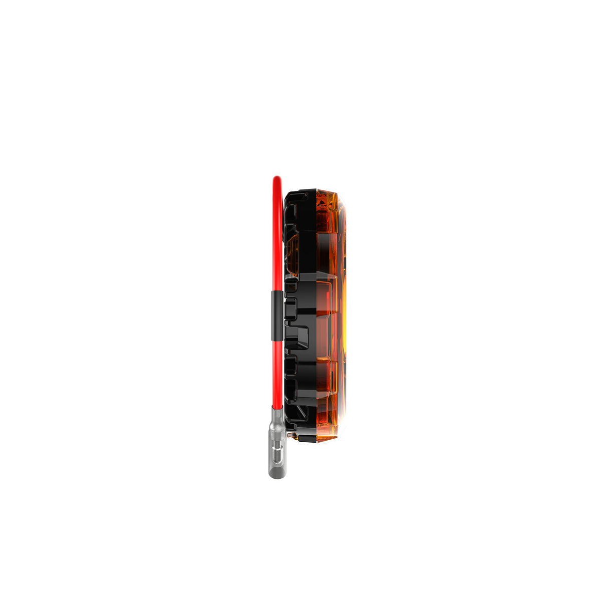 KC Hilites - Cyclone V2 LED - Single Light - Amber Lens - 5W Flood Beam - 1360