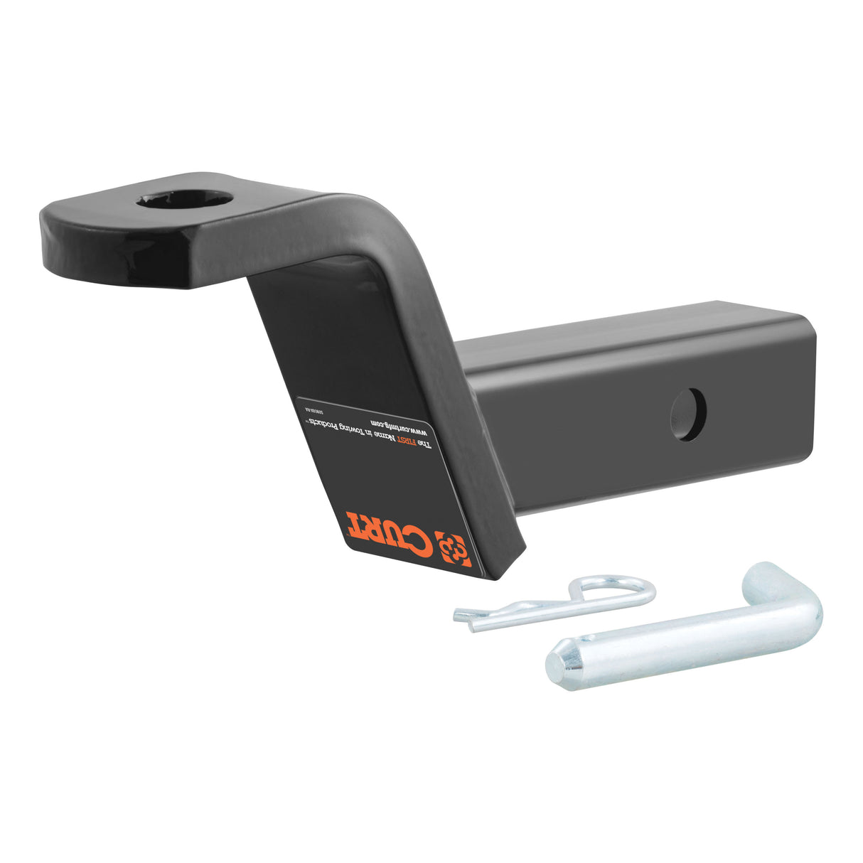 Curt - Class 3 Ball Mount with Pin (2" Shank, 7,500 lbs., 4" Drop, 8-1/4" Long, in Box) - 45052