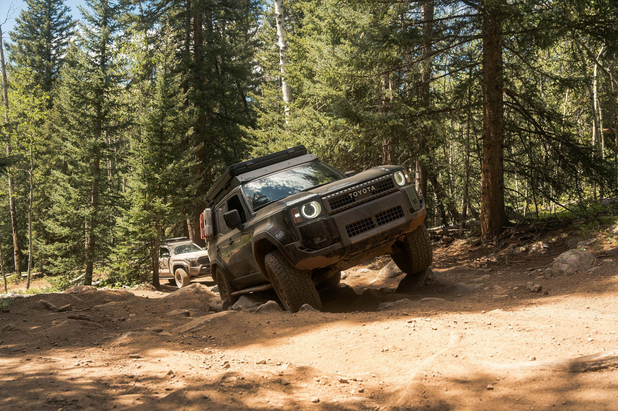 CBI - Land Cruiser Overland Kickout Rock Sliders | 2024-2025 - Bare Metal - 300-000-016-056