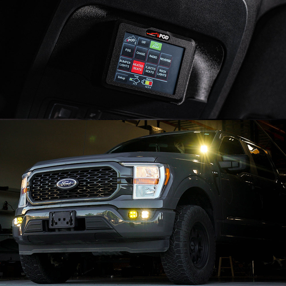 Baja Designs - 870045 - sPOD BantamX Touchscreen for Jeep JL V8