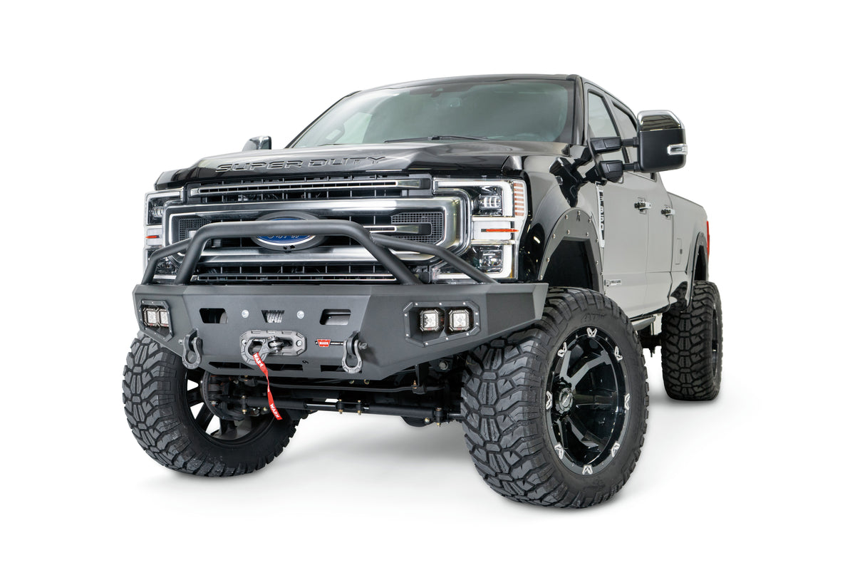Warn - Ascent HD Front Bumper with Prerunner Grille Guard for 2017-2022 Ford F-250/F-350 - 106918