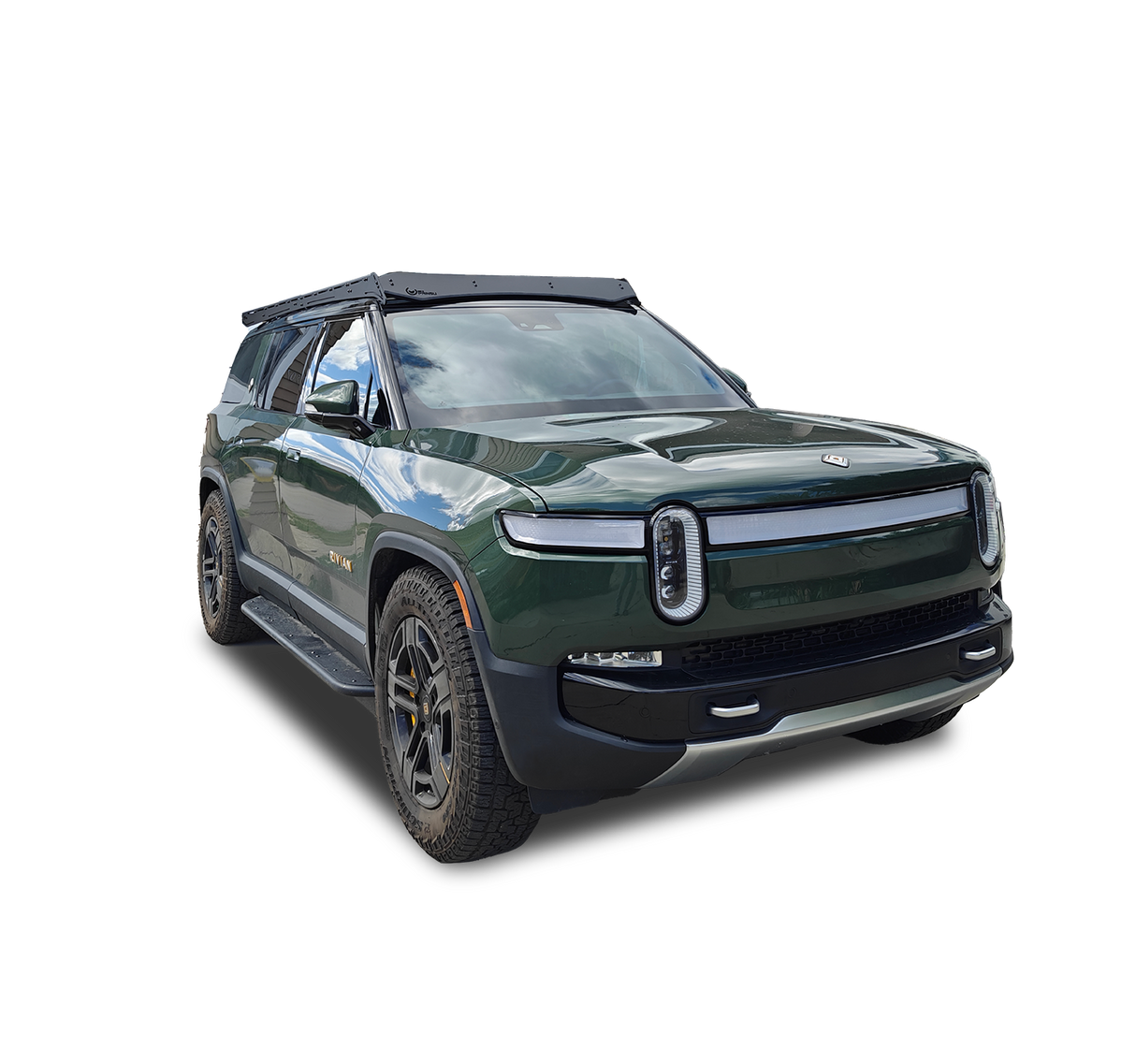 Prinsu - Rivian R1S SUV Prinsu Pro Roof Rack - Light Bar Cutout - 400-002-033-002