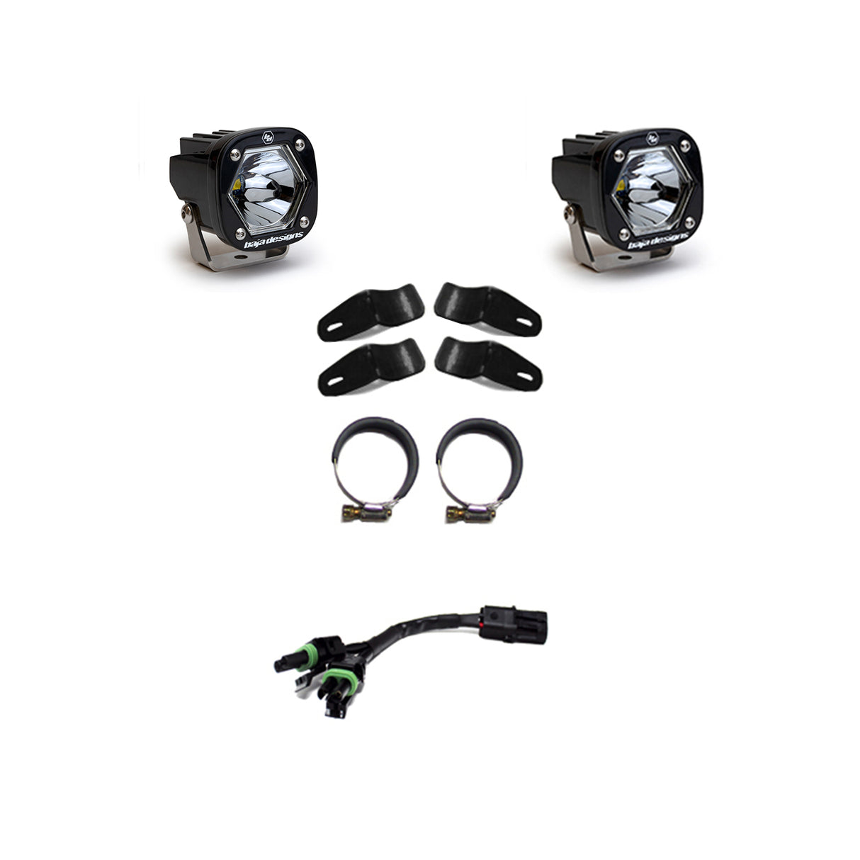Baja Designs - 507086 - Moto S1 Auxiliary Light Kit