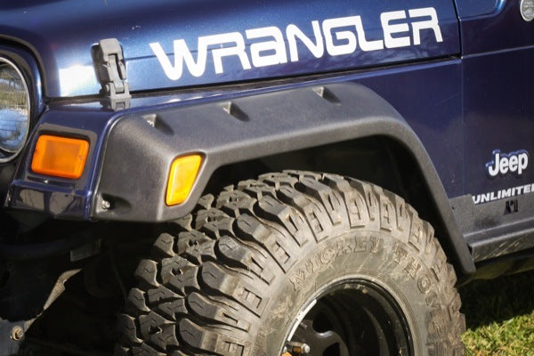 Rugged Ridge - 4 Piece All Terrain Fender Flare Kit, 4.75 Inch; 97-06 Jeep Wrangler - 11630.20