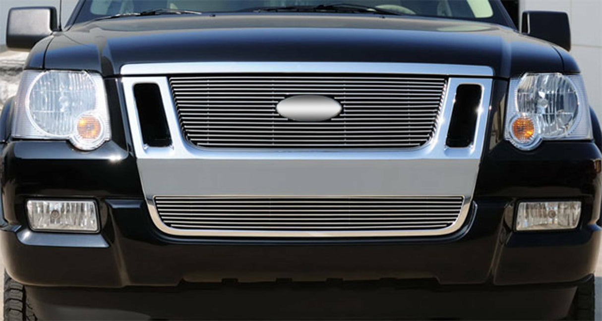 T-Rex Grilles - 1 Pc Horizontal Aluminum Billet Grille Overlay - 21662