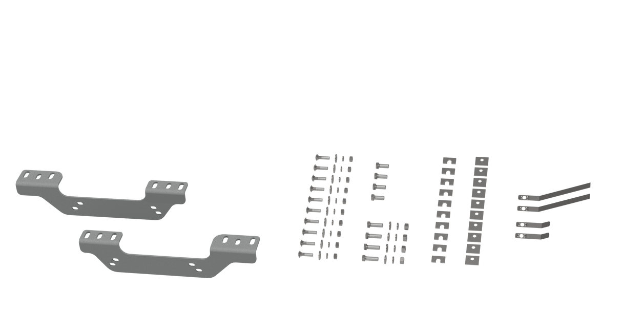 B&W - B&W Trailer Hitches RVR2506 Custom Installation Brackets For Universal Mounting Rails For Some GM Trucks