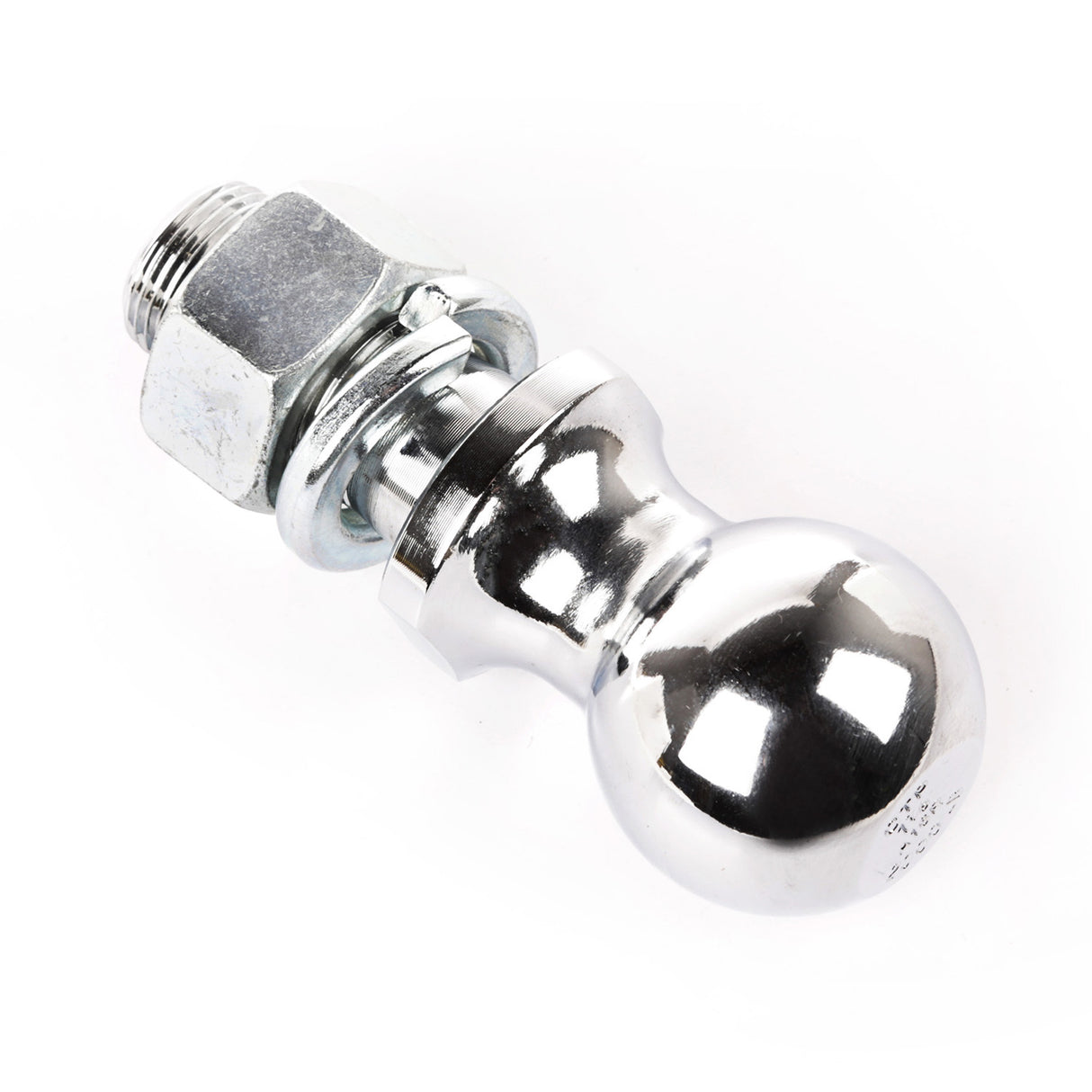 Rugged Ridge - Rugged Ridge 11305.04 Trailer Hitch Ball, 1-7/8 Inch Ball, 1 Inch Diameter Shank, Chrome - 11305.04