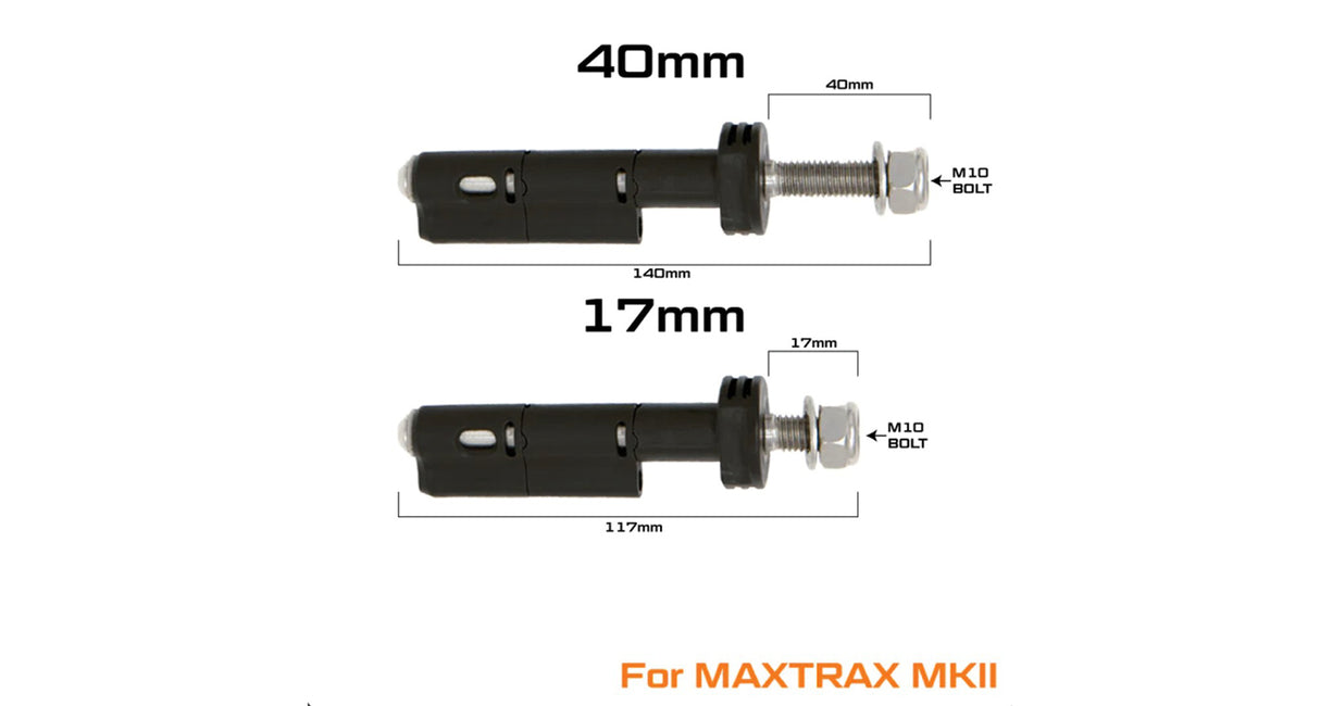 Maxtrax - Mounting Pin Set - MKII or Lite 17mm - MTXMPS17