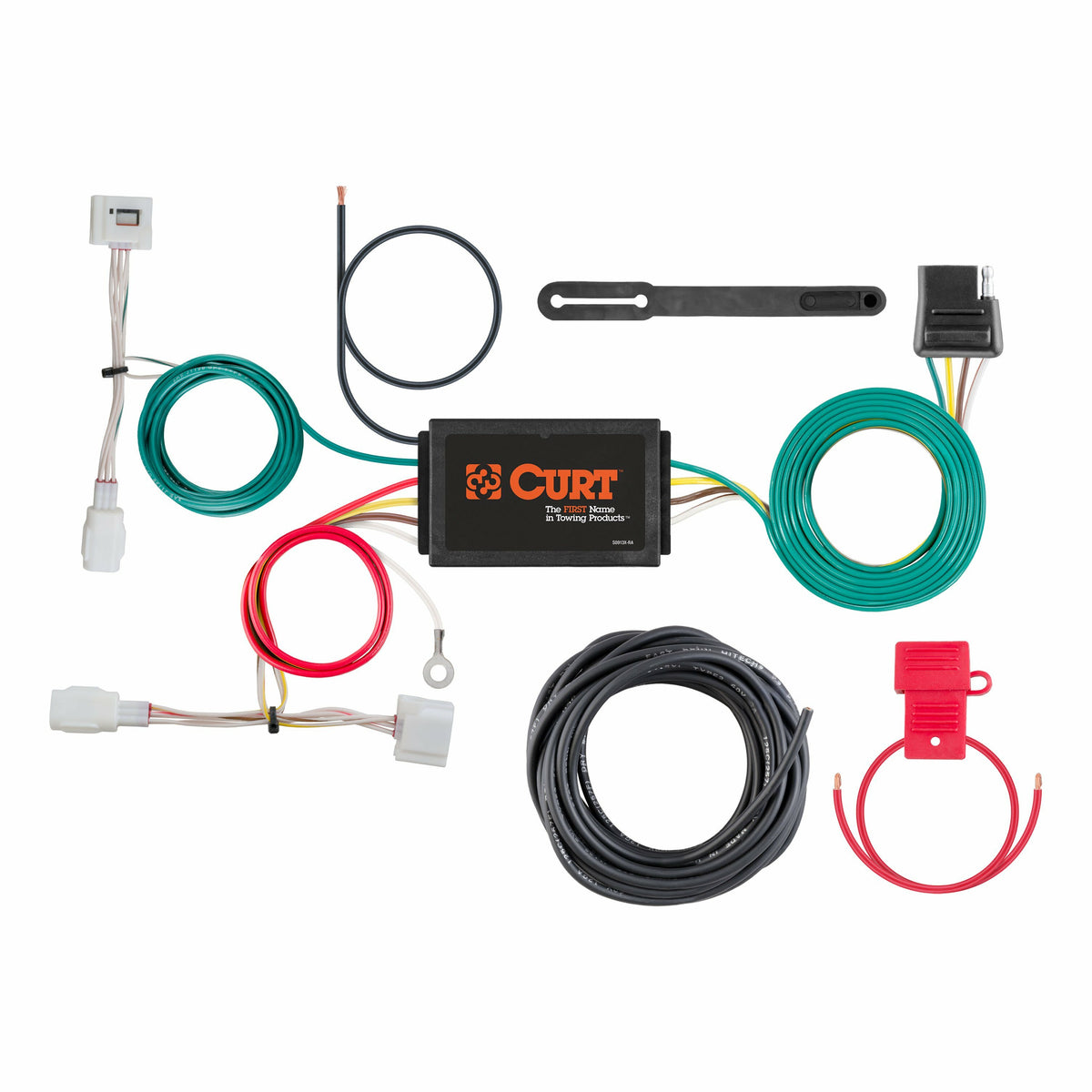 Curt - Custom Wiring Harness, 4-Way Flat Output, Select Mazda CX-5 - 56377