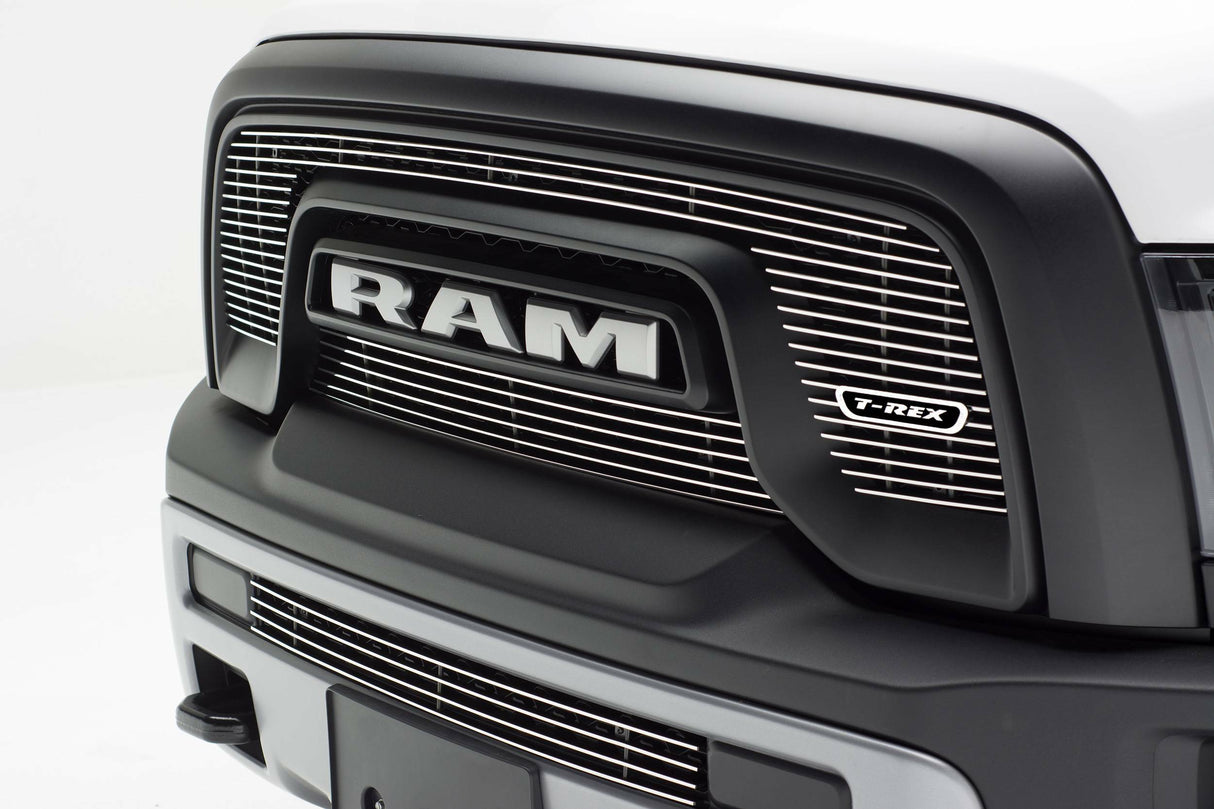 T-Rex Grilles - 2 Pc Horizontal Aluminum Laser Billet Grille Overlay - 6214640