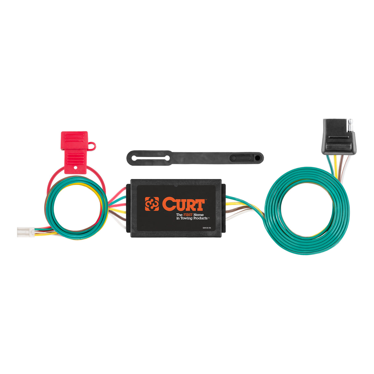 Curt - Custom 4-Flat, Select Honda CR-V, OEM Tow Package Required - 56370