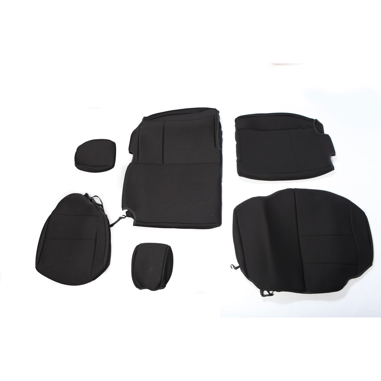 Rugged Ridge - Neoprene Rear Seat Cover, Black; 07-16 Jeep Wrangler JKU - 13264.01