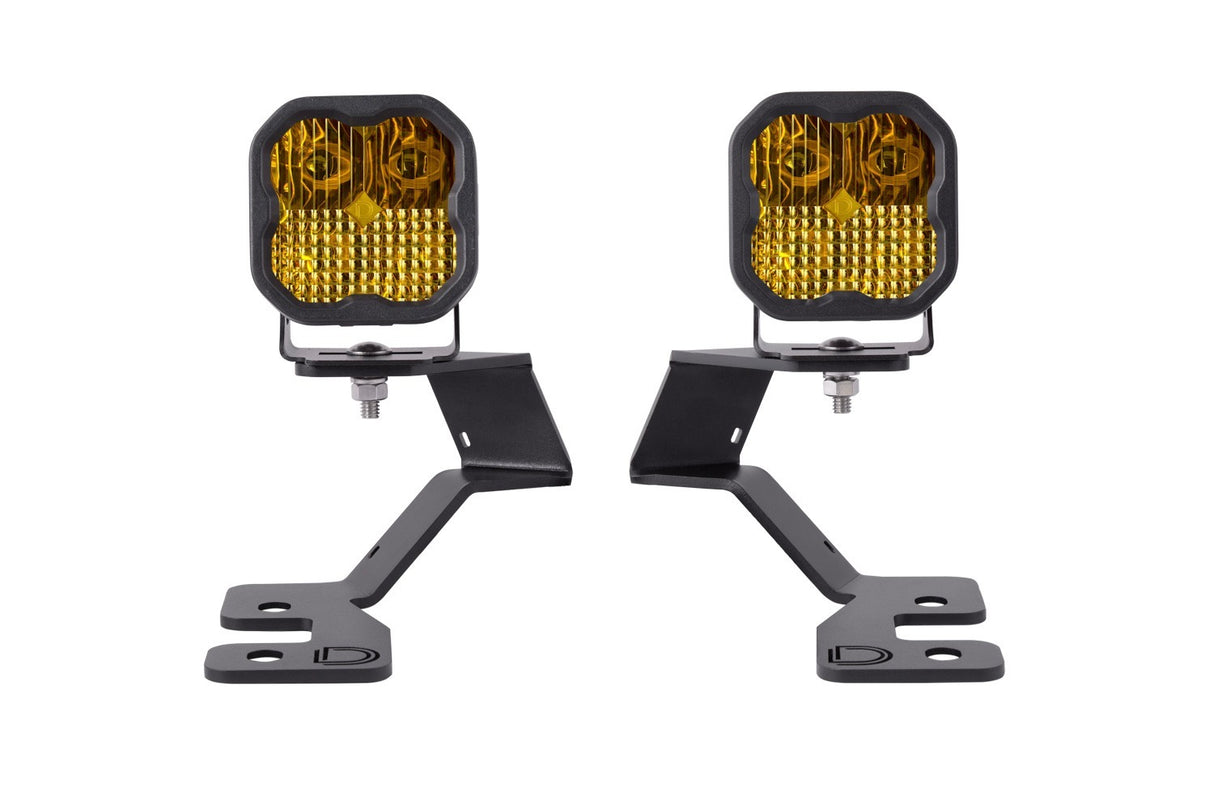 Diode Dynamics - SS3 LED Ditch Light Kit for 2021 Ford Bronco Sport Pro Yellow Combo - DD7141