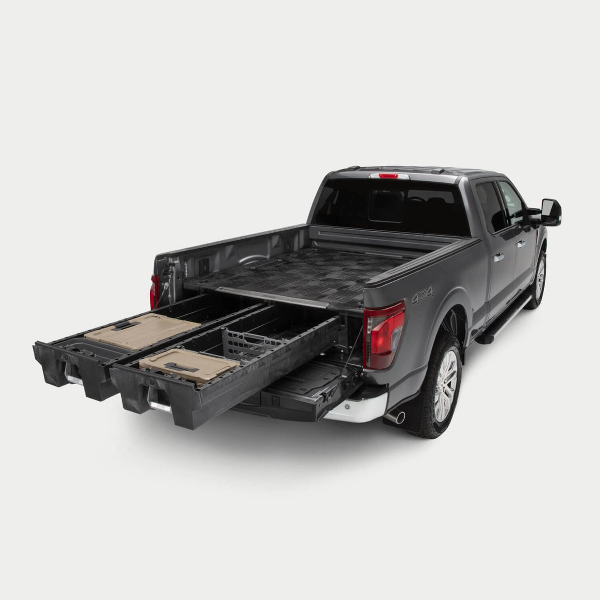 Decked - Truck Bed Drawer System Ford F150 8 Foot Aluminum (2015-current) - 8' 0" Bed Length - - XF7LF