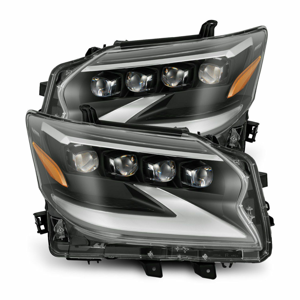 AlphaRex 880300 LED Projector Headlights in Black