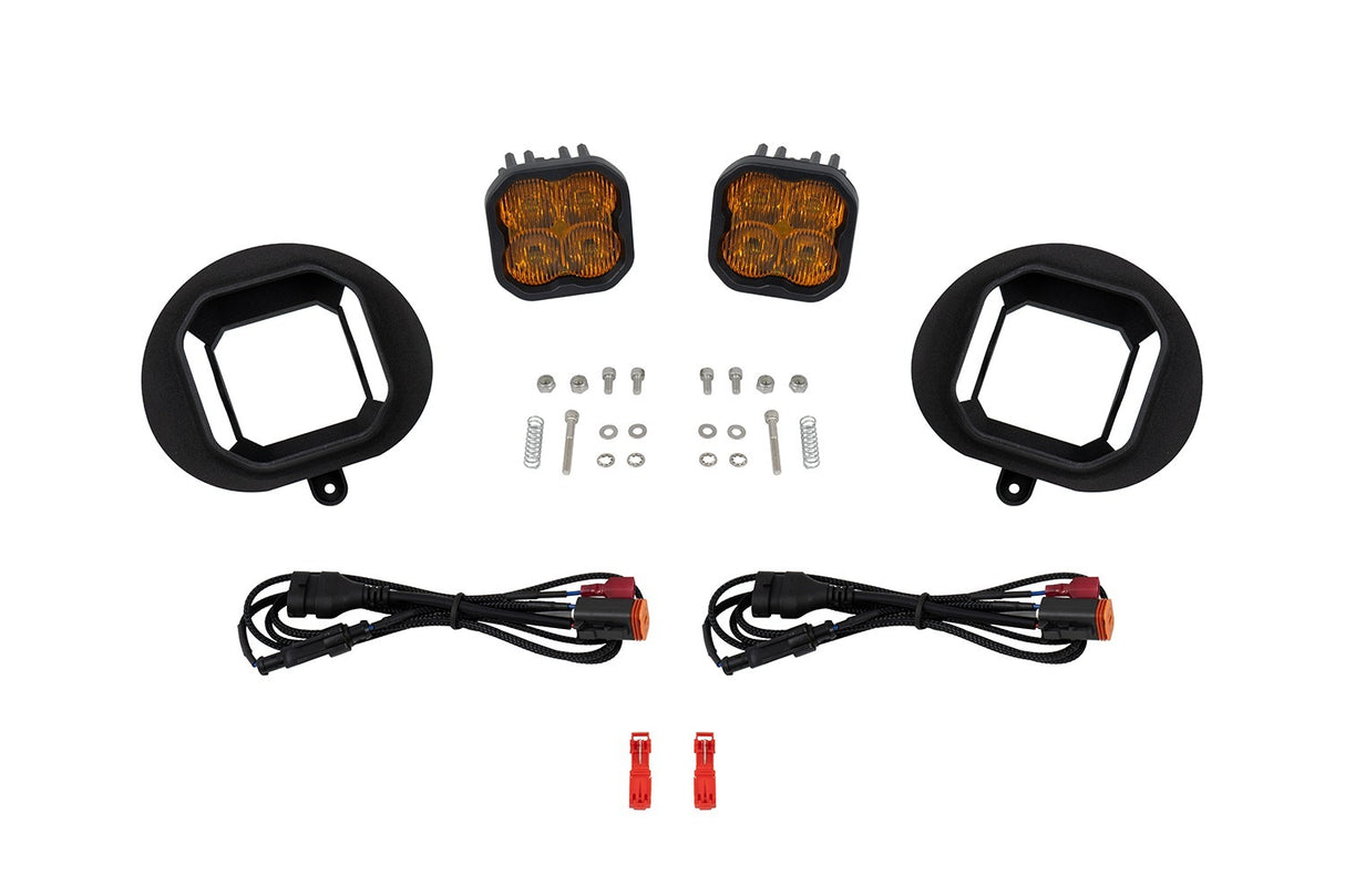 Diode Dynamics - SS3 Max Type Sierra 2003 Kit ABL Yellow SAE Fog - DD8468