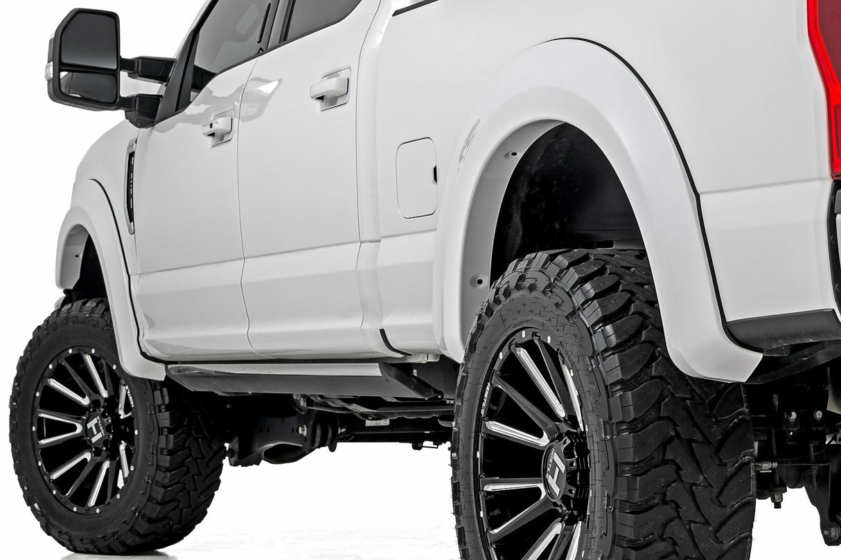Rough Country - Fender Flares - Sport - BN Silver Spruce - Ford F-250/F-350 Super Duty (17-22) - S-F21112-BN