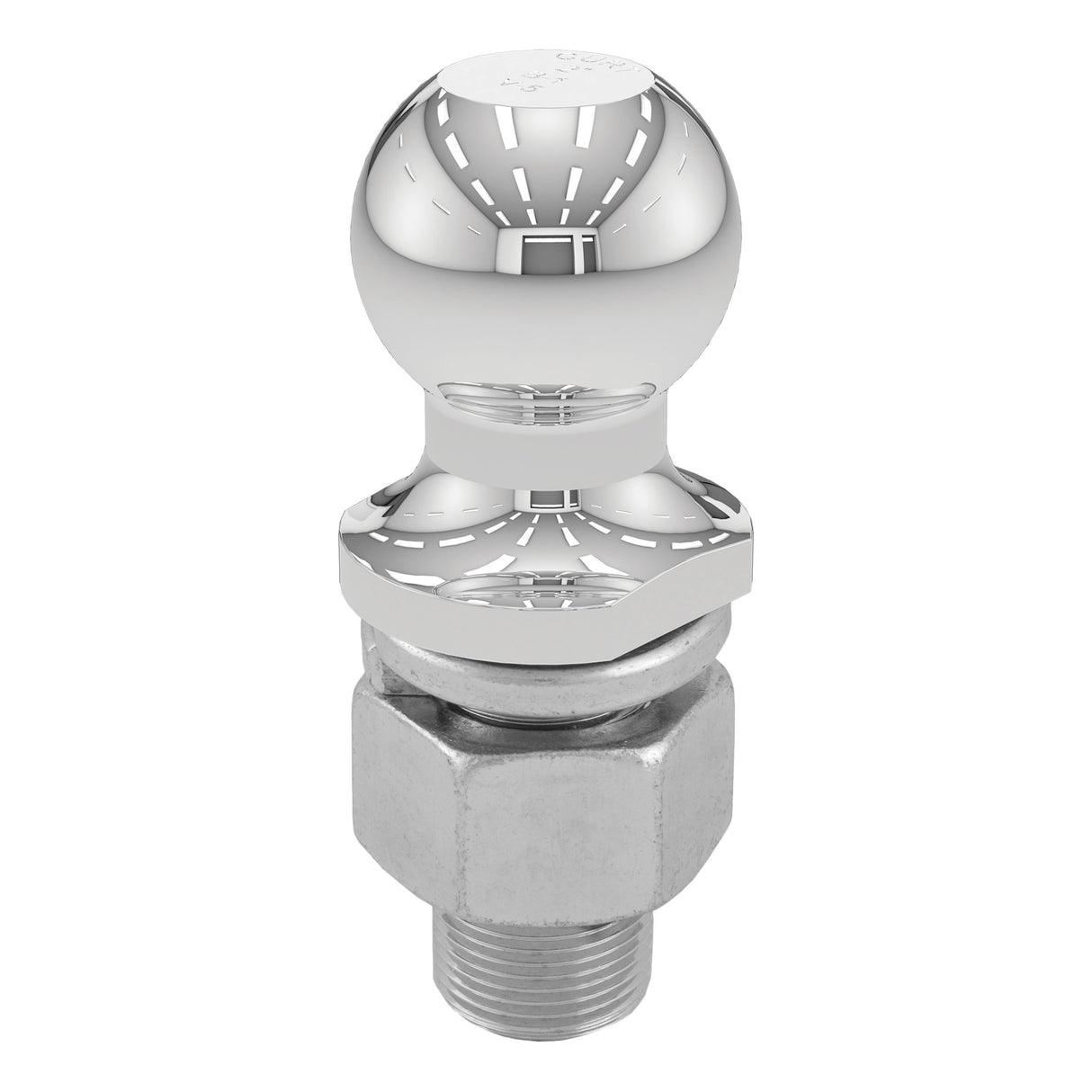 Curt - 2" Trailer Ball (1-1/4" x 2-5/8" Shank, 10,000 lbs, Chrome) - 40190