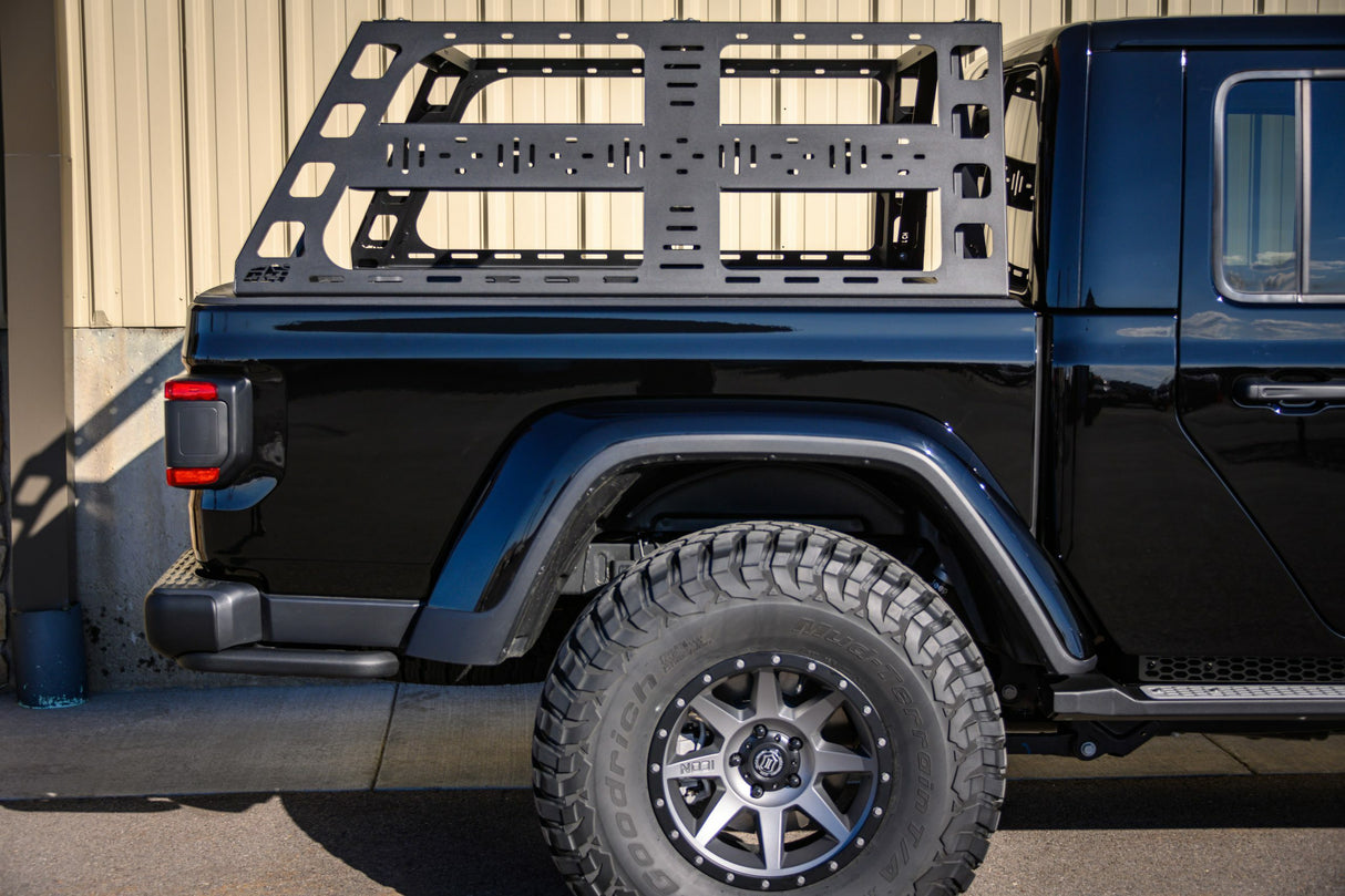 CBI - Jeep Gladiator (JT) Cab Height Bed Rack / Powder Coated Black - 500-000-022-002
