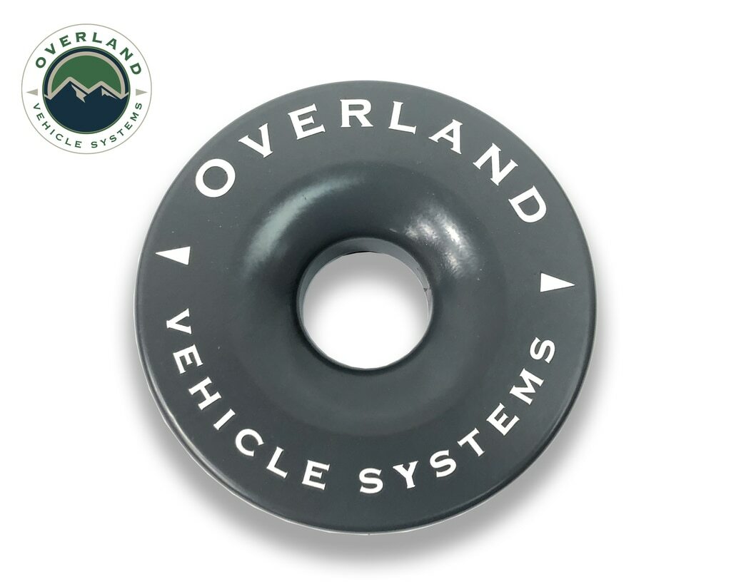 Overland Vehicle Systems - Recovery Snatch Ring 4.00 41,000 lb. Gray With Storage Bag - 19230003