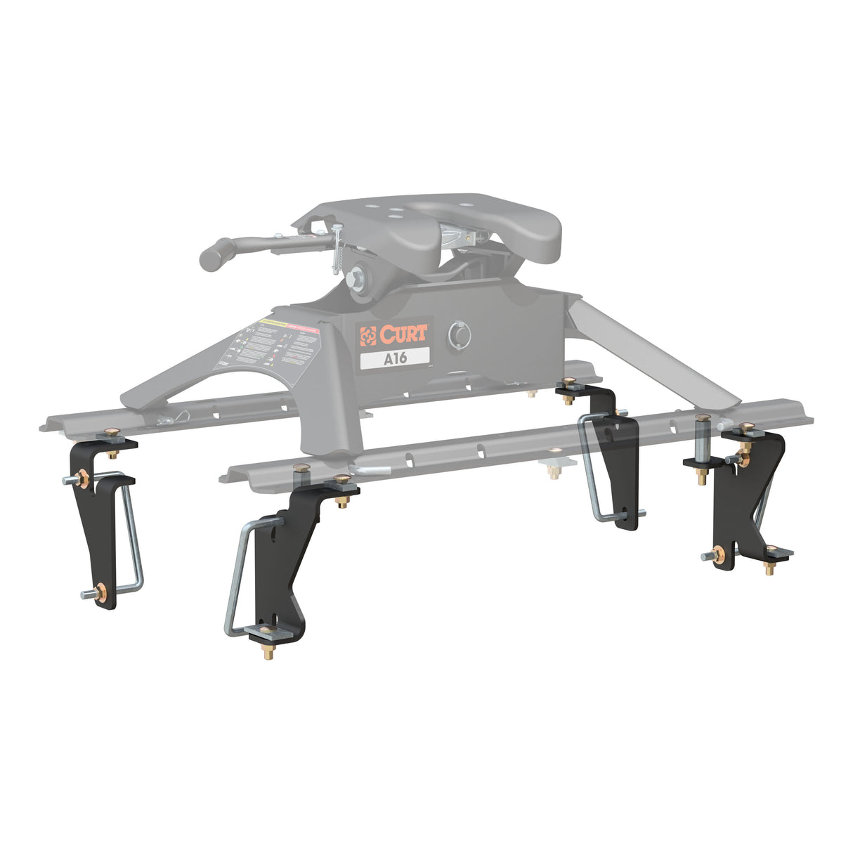 Curt - Custom 5th Wheel Brackets, Select Dodge, Ram 1500, 2500, 3500 - 16420