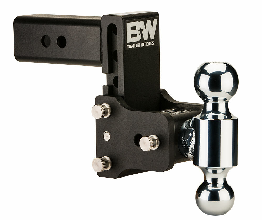 B&W Trailer Hitches - TS20037B 2.5 Model 8 Blk Tow & Stow Dual Ball