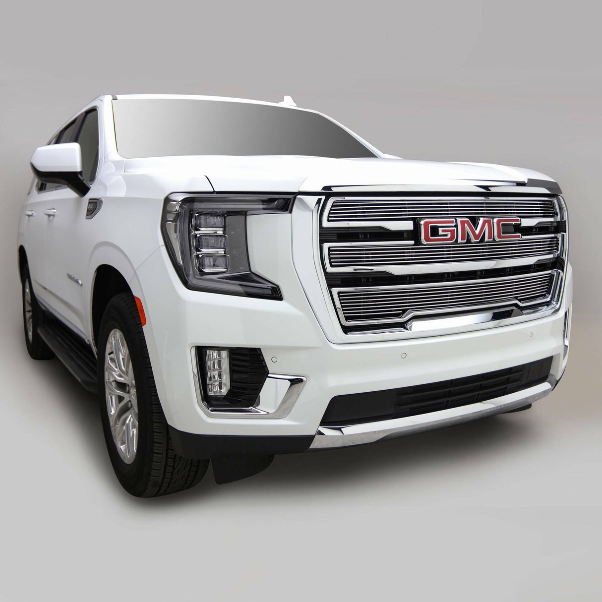 T-Rex Grilles - T-Rex Billet Grille, Polished, Aluminum, 3 Pc, Overlay - 21173