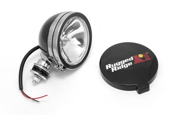 Rugged Ridge - 6 Inch Halogen Light Kit, Black Steel Housing - 15207.01