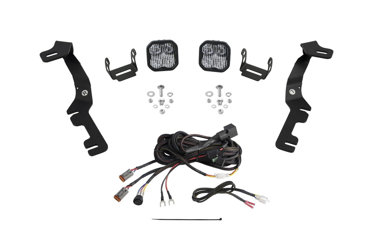 Diode Dynamics - Stage Series Ditch Light Kit for 2019+ Ram, SS3 Pro White Combo - DD7601