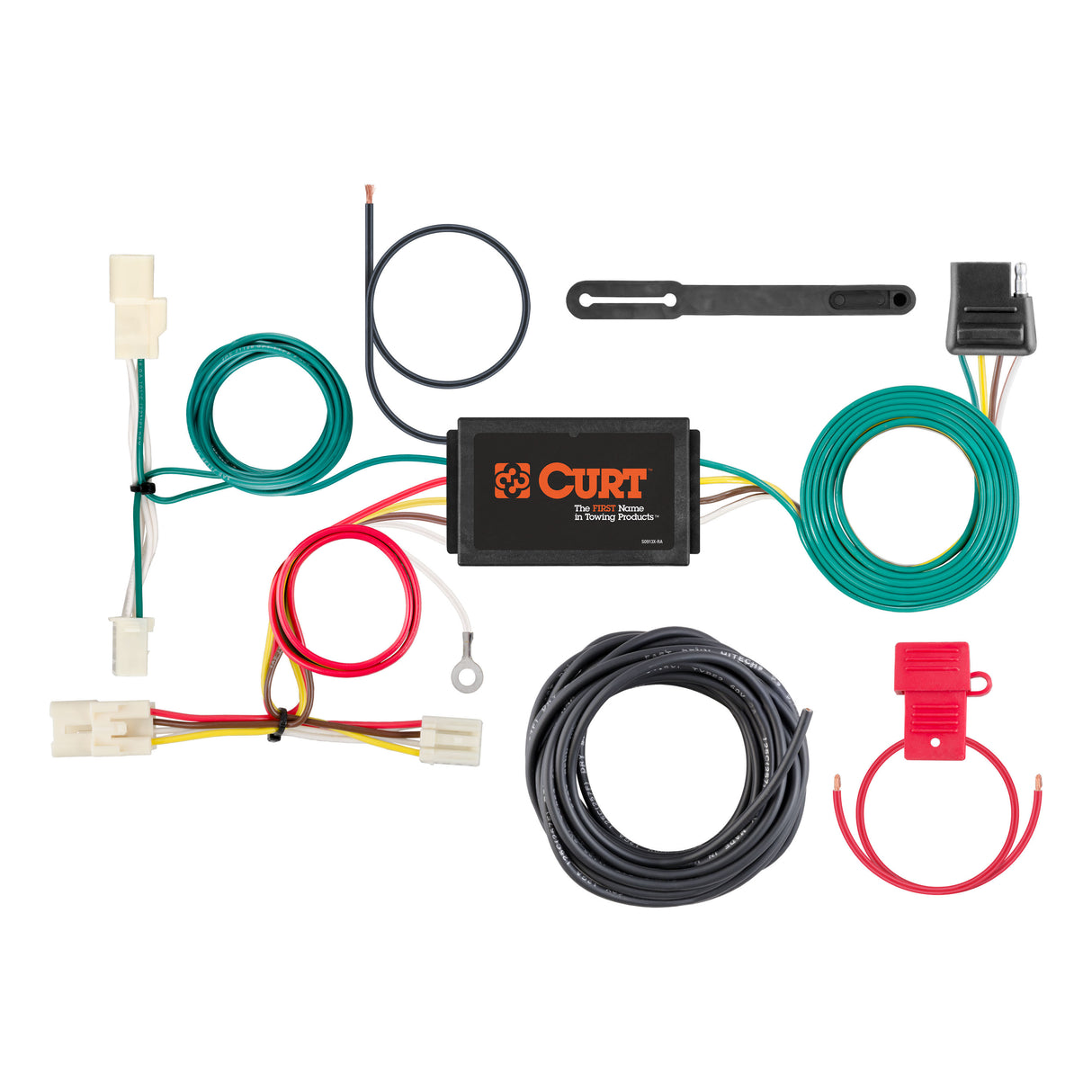 Curt - Custom Wiring Harness, 4-Way Flat Output, Select Kia Optima - 56314