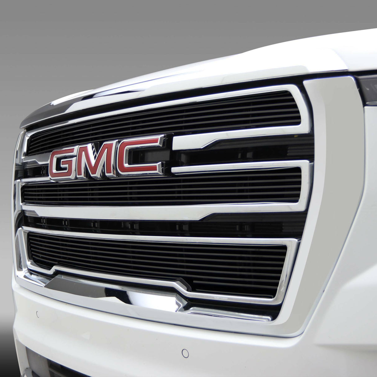 T-Rex Grilles - T-Rex Billet Grille, Black, Aluminum, 3 Pc, Overlay - 21173B