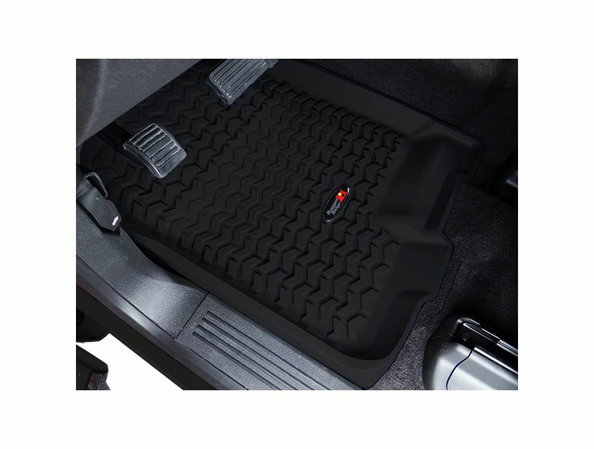 Rugged Ridge - Floor Liner Kit, Blk, F/R; 20-21 Gladiator JT - 12987.44
