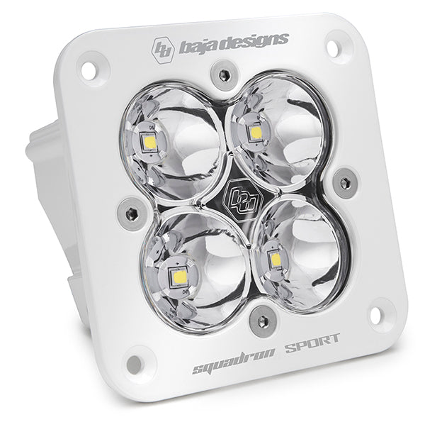 Baja Designs - 551001WT - Squadron Sport White Flush Mount LED Auxiliary Light Pod