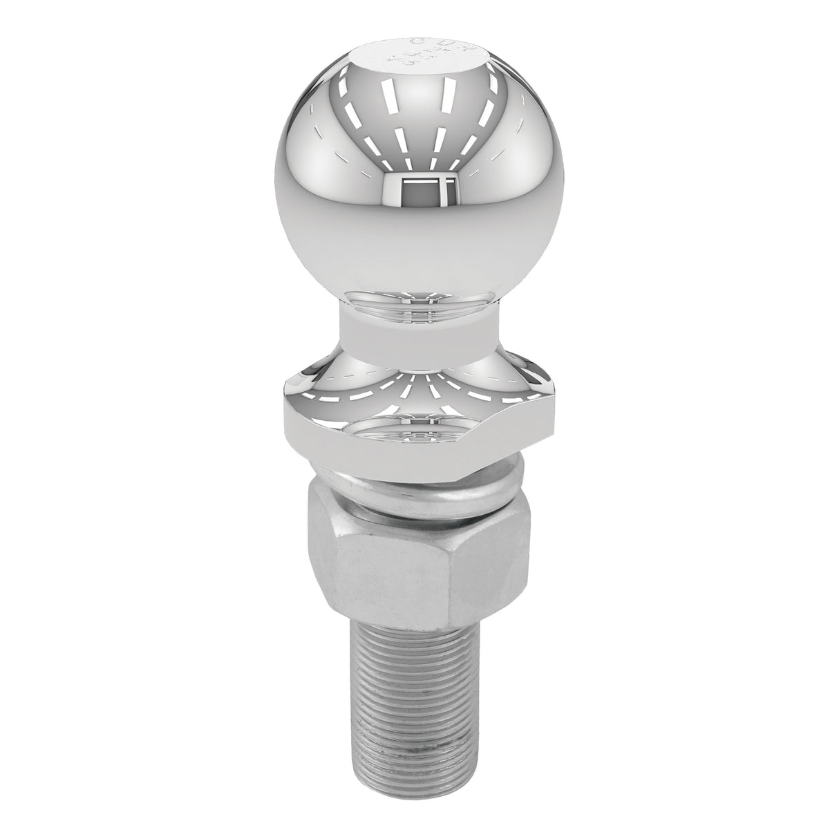 Curt - 2" Trailer Ball (1" x 3" Shank, 6,000 lbs., Chrome) - 40020