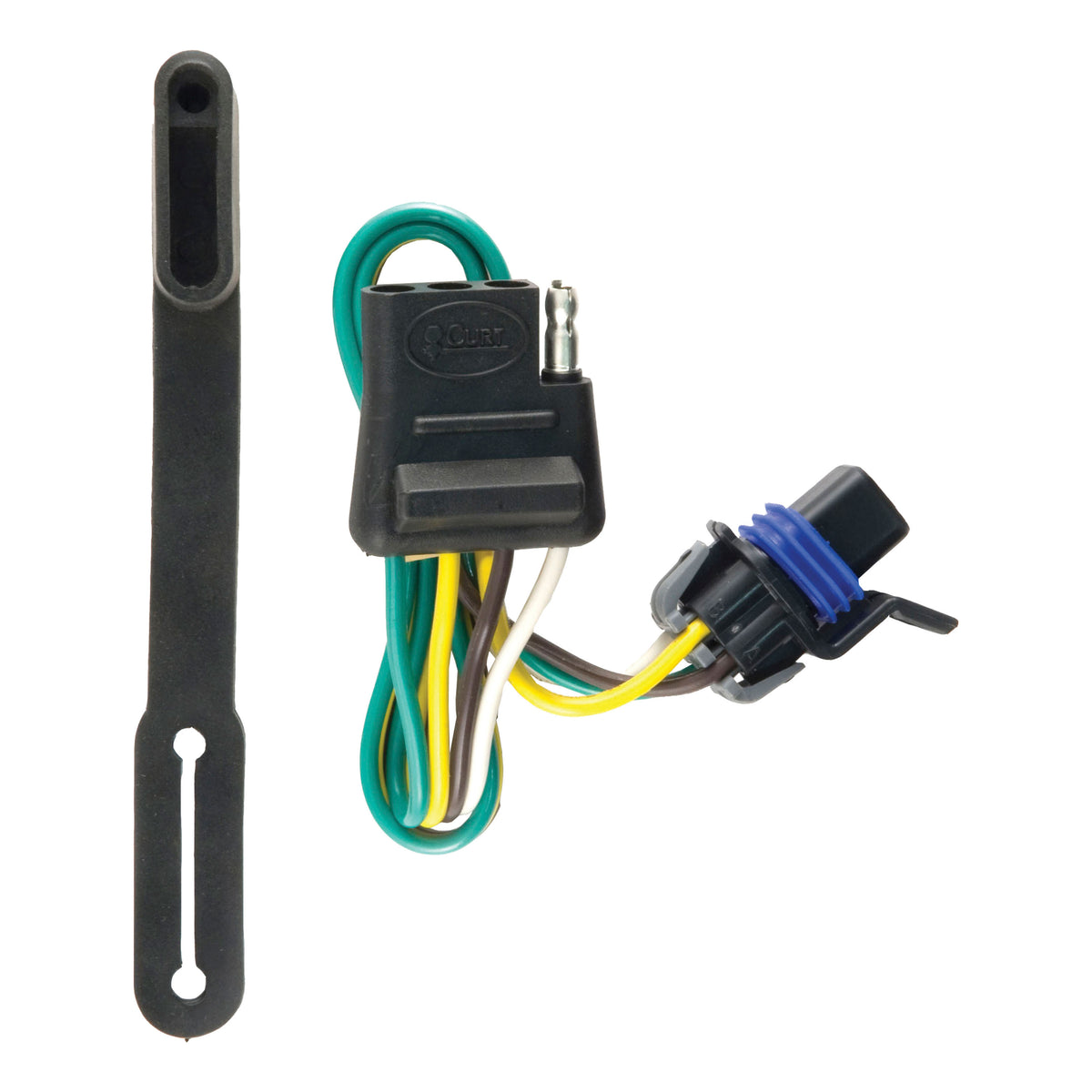 Curt - Custom 4-Flat, Select Cadillac SRX, OEM Tow Package Required - 56096