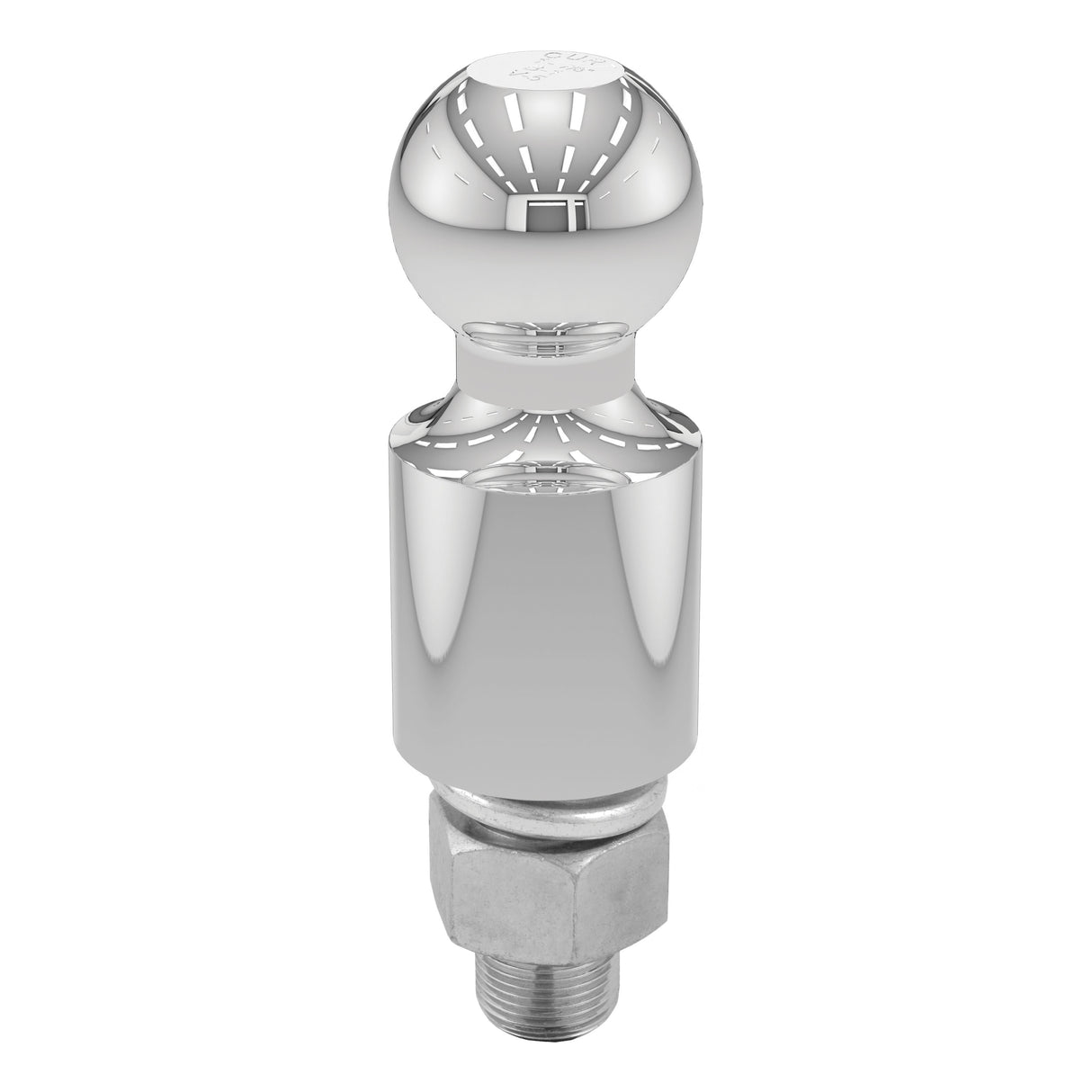 Curt - 1-7/8" Trailer Ball (1" x 2-1/8" Shank, 2" Rise, 3,500 lbs., Chrome) - 40032