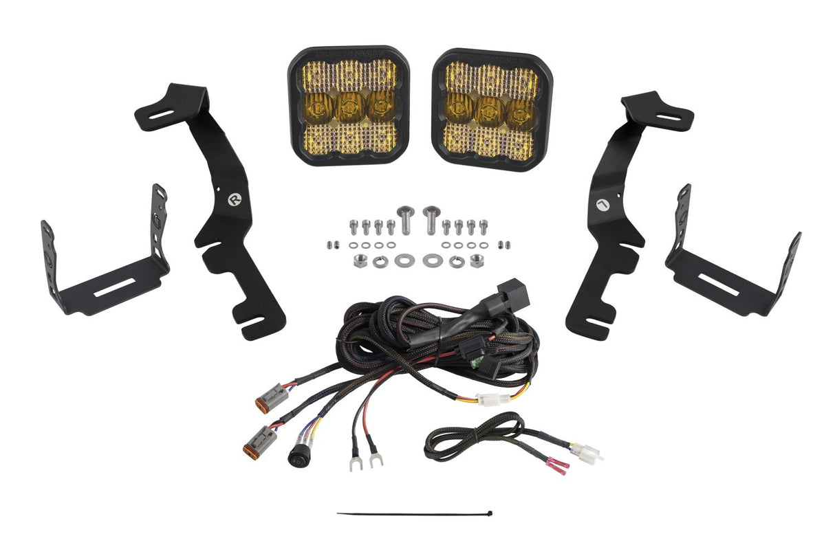 Diode Dynamics - Stage Series Ditch Light Kit for 2019+ Ram, SS5 Pro Yellow Combo - DD7606