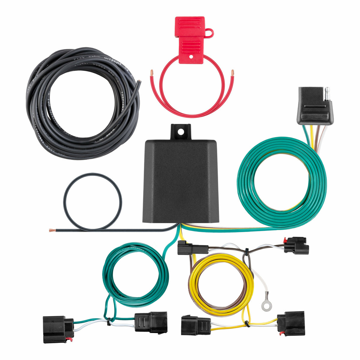 Curt - Custom Wiring Harness, 4-Way Flat Output, Select Jeep Grand Cherokee - 56426