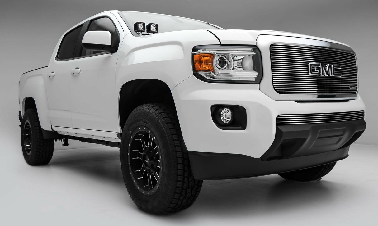 T-Rex Grilles - 3 Pc Horizontal Aluminum Billet Grille Insert - Must reuse factory grille logo - 20785B