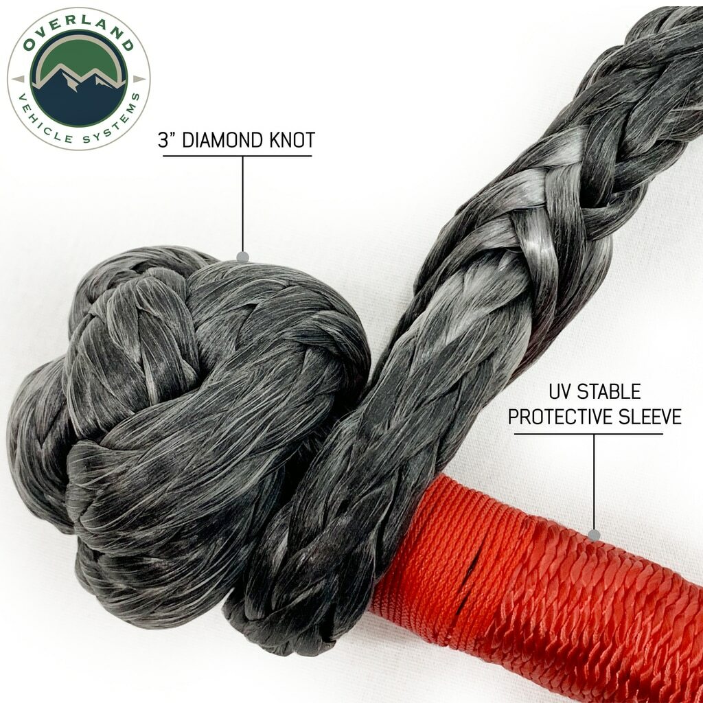 Overland Vehicle Systems - Soft Recovery Shackle With A Breaking Strength of 44,500 lbs - 19149903