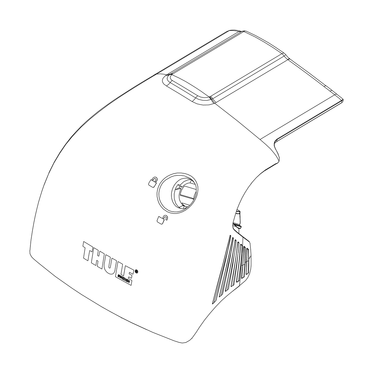 Thule - Endcap Left - Thule WingBarEdge 959/Thule AeroBlade 760 - 1684497