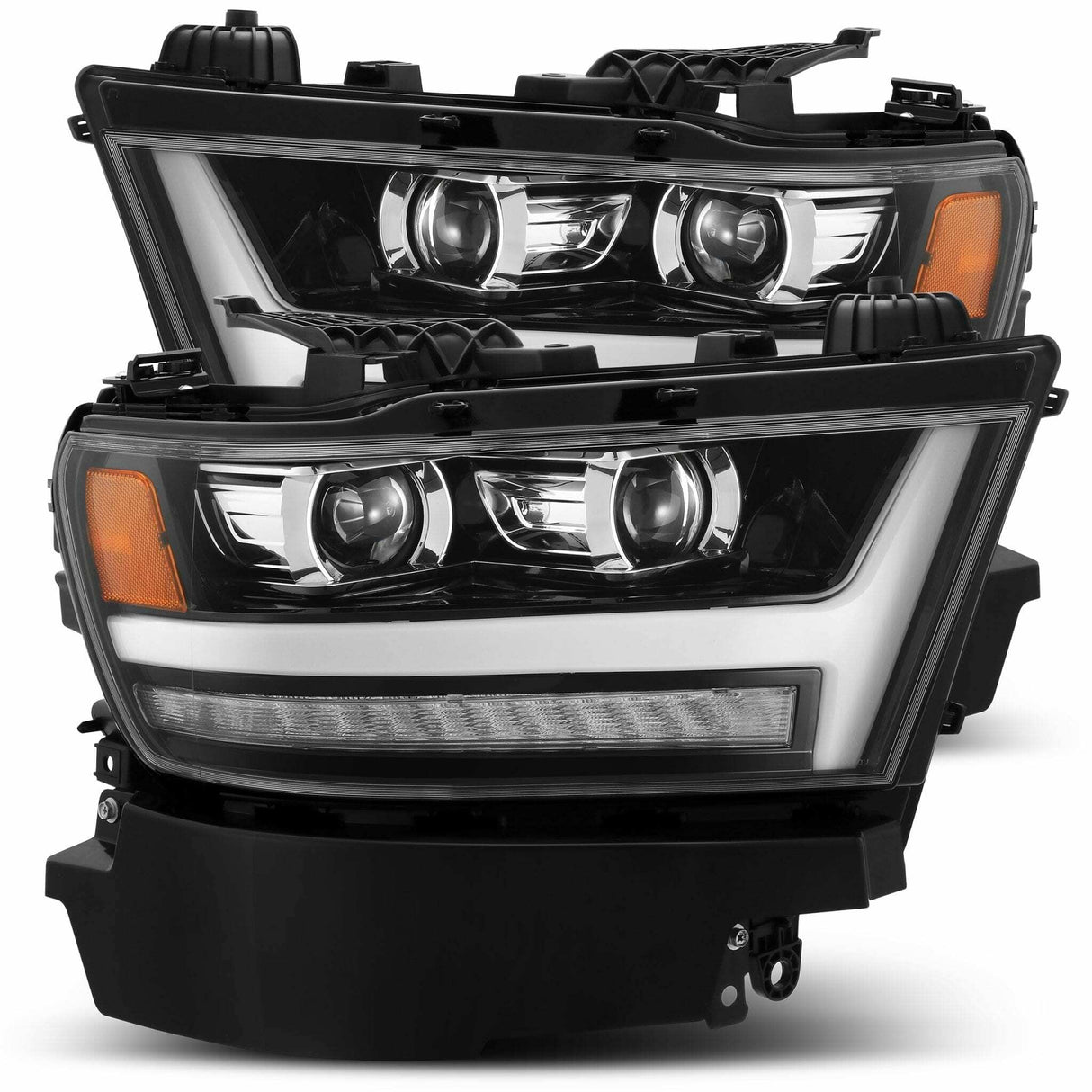 AlphaRex 880545 Projector Headlights Jet Black
