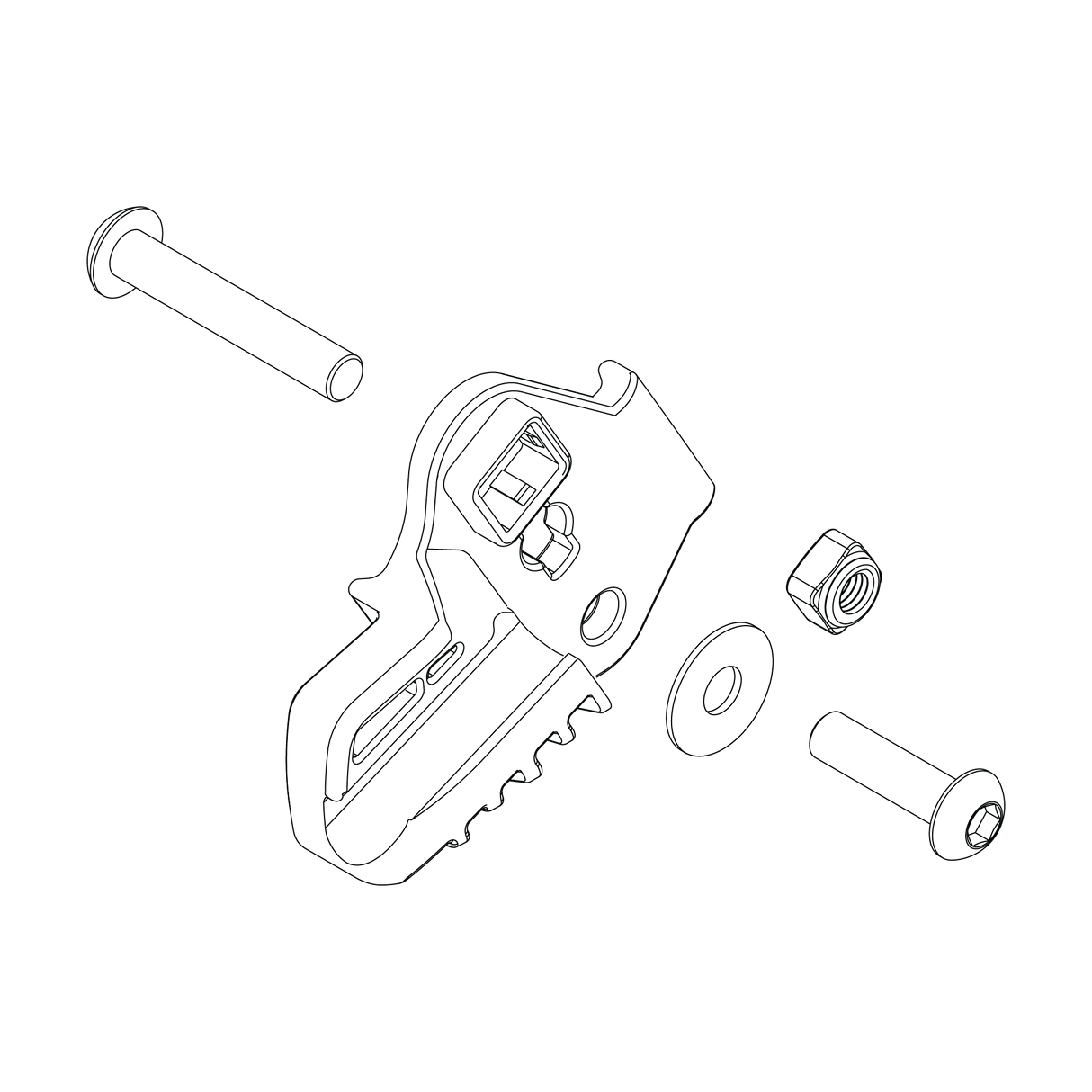 Thule - CargoBag Hinge Bracket-L 17-X - 1540105290