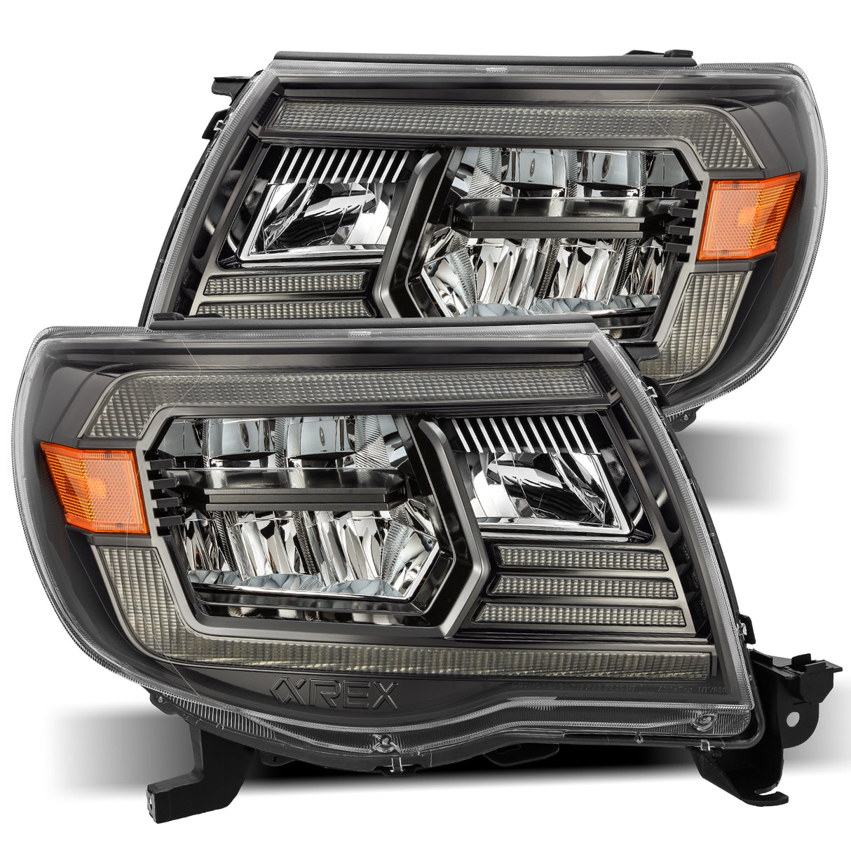 AlphaRex 880733 Projector Headlights Alpha-Black