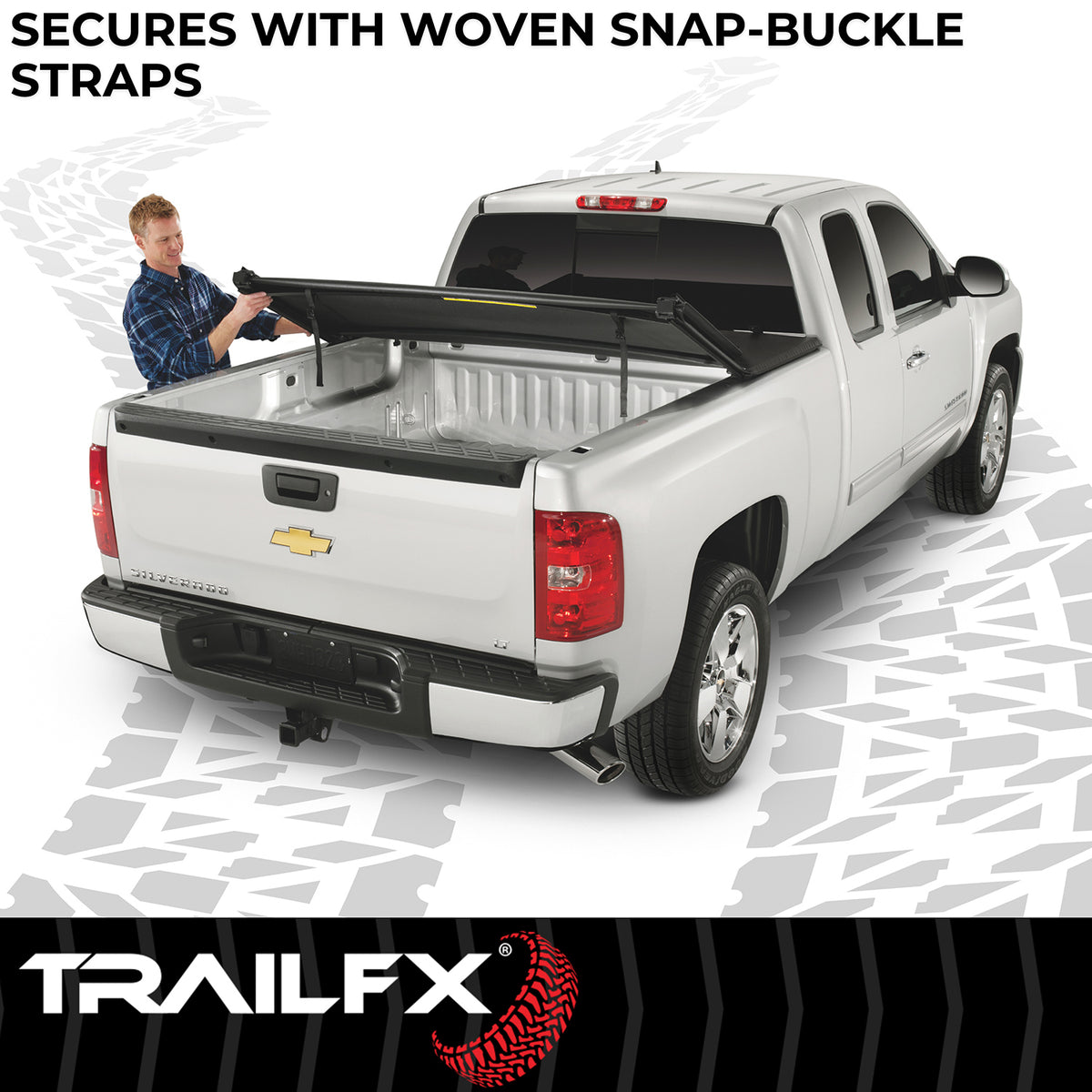 TrailFx - Soft Folding Tonneau Cover For Ram 1500 6.5' (TFX2009)