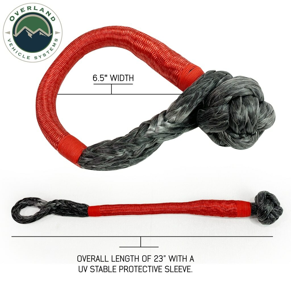 Overland Vehicle Systems - Soft Recovery Shackle With A Breaking Strength of 44,500 lbs - 19149903