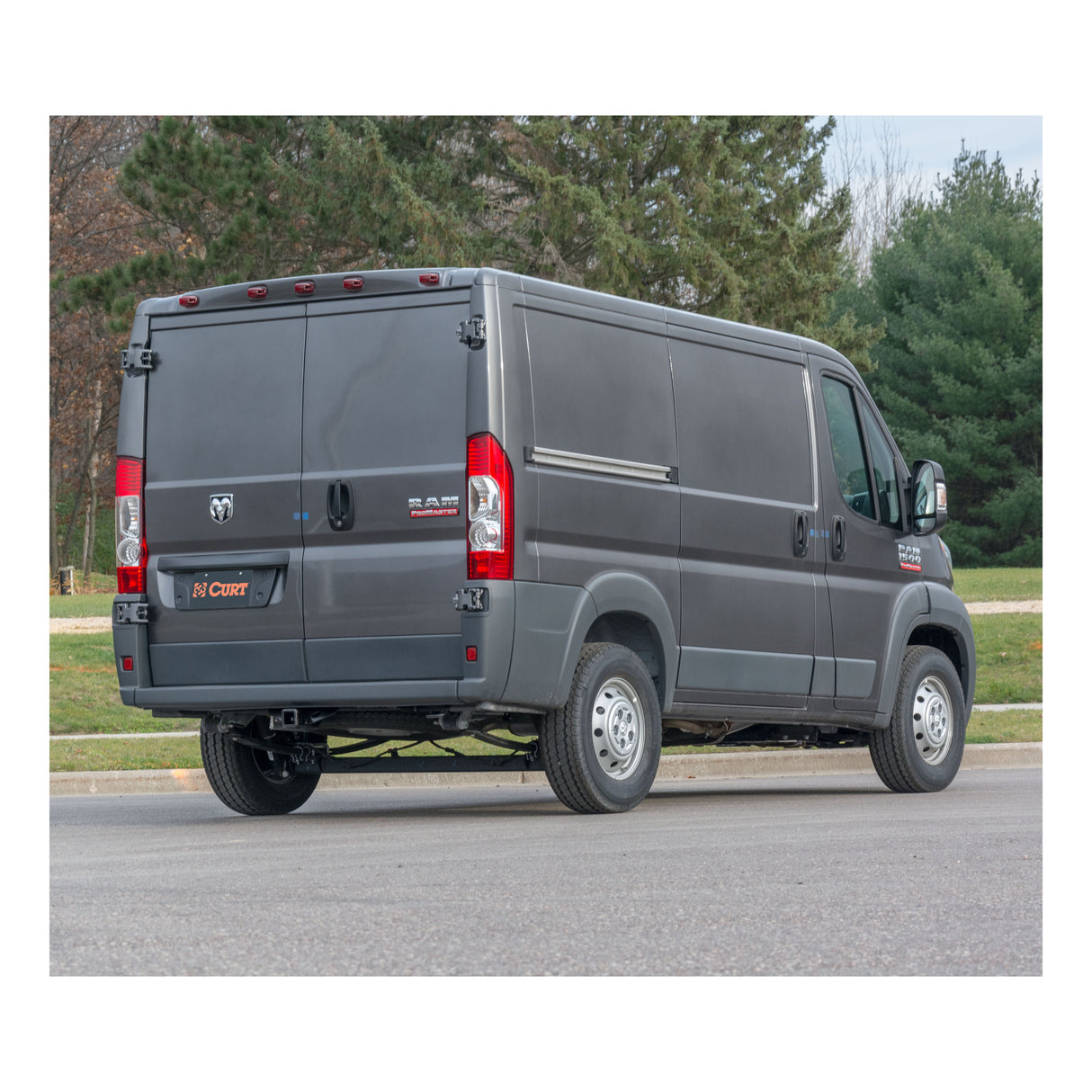Curt - Class 3 Hitch, 2", Select Ram ProMaster 1500, 2500, 3500 (5,000 lbs. GTW) - 13295