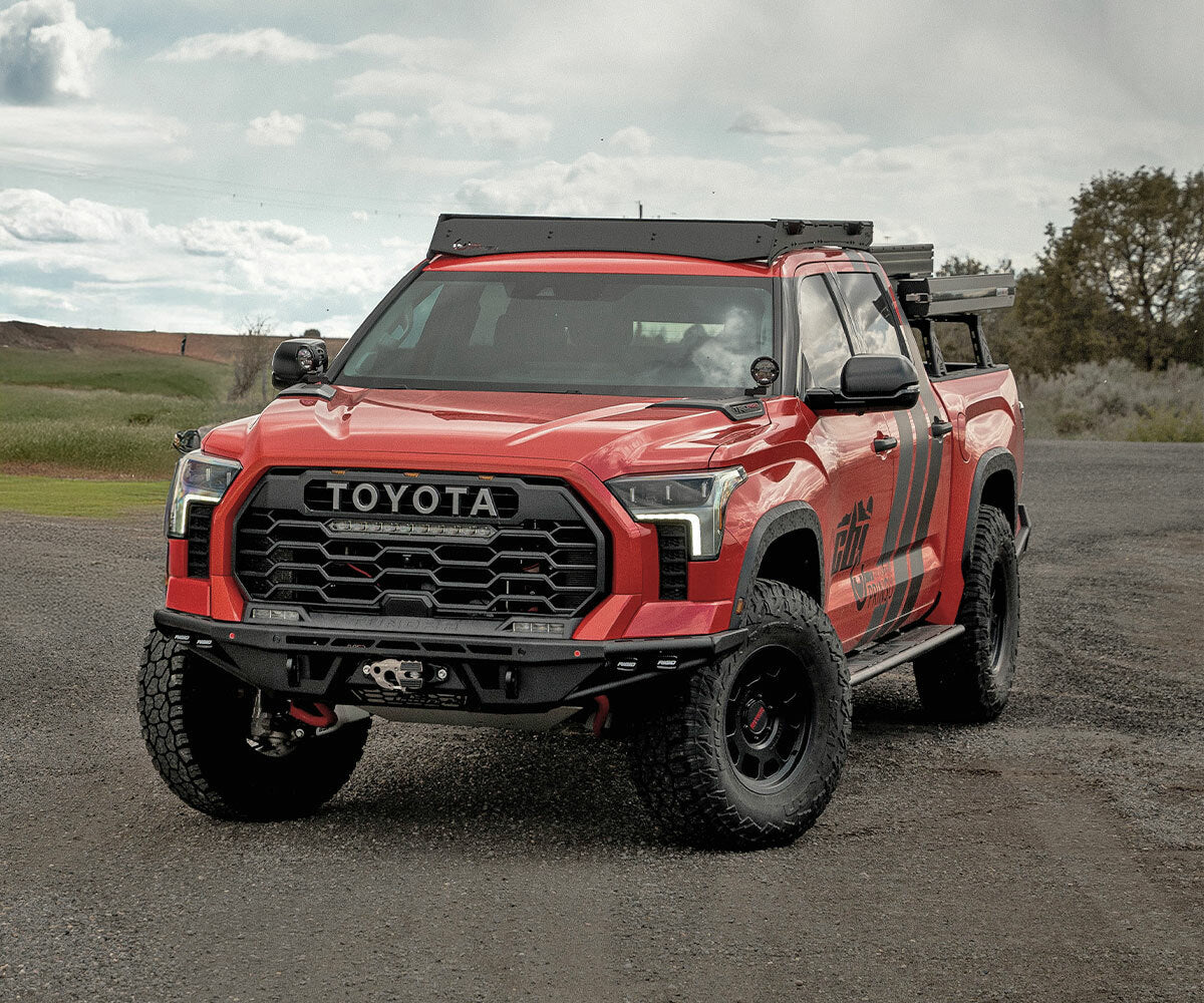 CBI - 3rd Gen Toyota Tundra Dakar Bumper | 2022-2025 - Powder Coat Black - 200-000-012-040