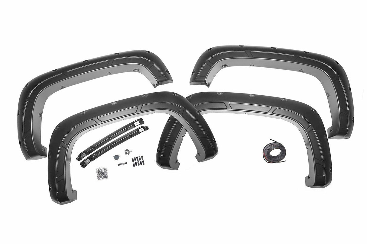 Rough Country A-C12011-GBA Defender Pocket Fender Flares - A-C12011-GBA